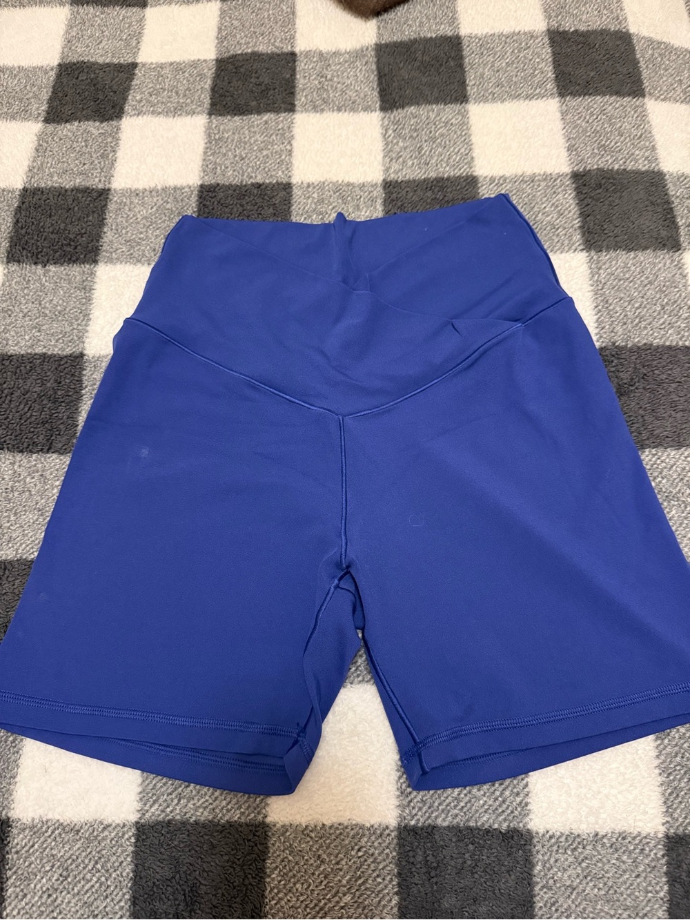 aerie Royal Blue High-Rise Bike Shorts